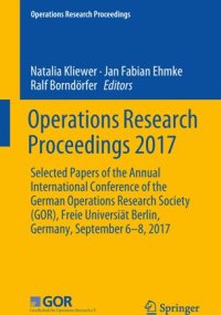 cover of the book Operations Research Proceedings 2017