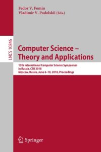 cover of the book Computer Science – Theory and Applications