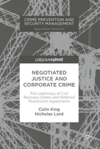 cover of the book Negotiated Justice and Corporate Crime