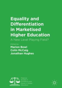 cover of the book Equality and Differentiation in Marketised Higher Education