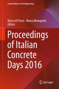 cover of the book Proceedings of Italian Concrete Days 2016