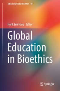 cover of the book Global Education in Bioethics