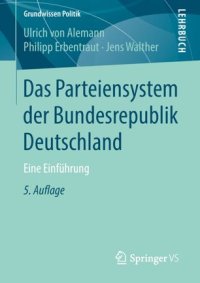 cover of the book Das Parteiensystem der Bundesrepublik Deutschland