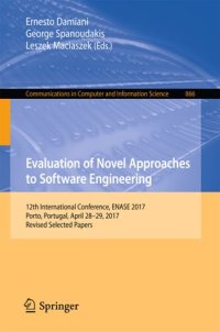 cover of the book Evaluation of Novel Approaches to Software Engineering