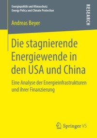 cover of the book Die stagnierende Energiewende in den USA und China