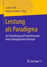 cover of the book Leistung als Paradigma