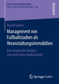 cover of the book Management von Fußballstadien als Veranstaltungsimmobilien