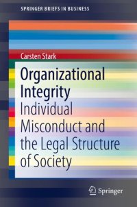 cover of the book Organizational Integrity