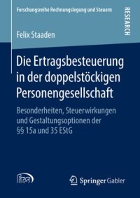 cover of the book Die Ertragsbesteuerung in der doppelstöckigen Personengesellschaft