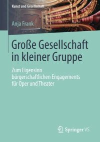 cover of the book Große Gesellschaft in kleiner Gruppe