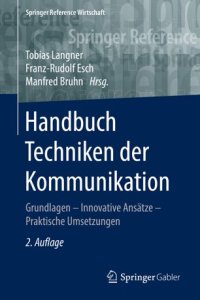 cover of the book Handbuch Techniken der Kommunikation