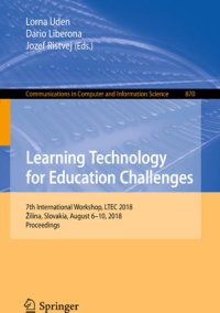 cover of the book Learning Technology for Education Challenges