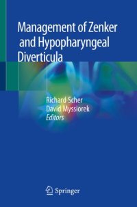 cover of the book Management of Zenker and Hypopharyngeal Diverticula