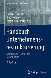 cover of the book Handbuch Unternehmensrestrukturierung