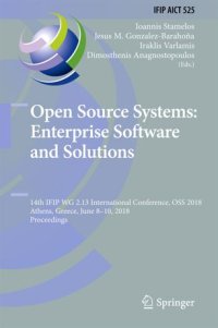 cover of the book Open Source Systems: Enterprise Software and Solutions