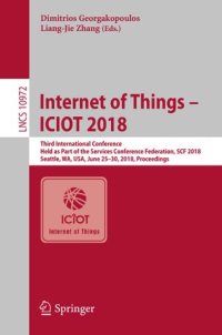 cover of the book Internet of Things – ICIOT 2018