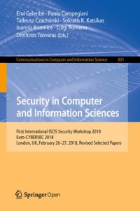 cover of the book Security in Computer and Information Sciences