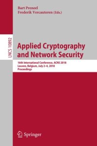 cover of the book Applied Cryptography and Network Security