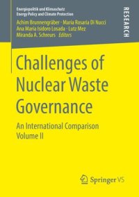 cover of the book Challenges of Nuclear Waste Governance