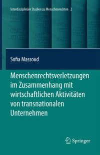 cover of the book Menschenrechtsverletzungen im Zusammenhang mit wirtschaftlichen Aktivitäten von transnationalen Unternehmen