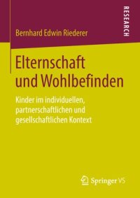 cover of the book Elternschaft und Wohlbefinden