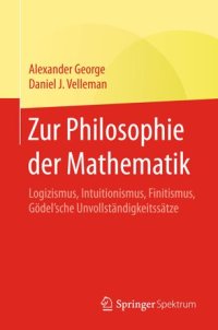 cover of the book Zur Philosophie der Mathematik