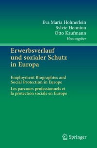 cover of the book Erwerbsverlauf und sozialer Schutz in Europa