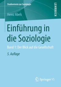 cover of the book Einführung in die Soziologie