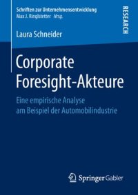 cover of the book Corporate Foresight-Akteure