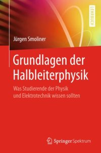 cover of the book Grundlagen der Halbleiterphysik