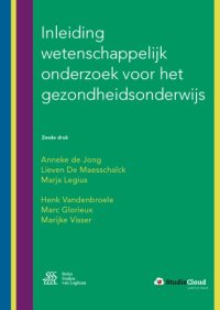 cover of the book Inleiding wetenschappelijk onderzoek voor het gezondheidsonderwijs