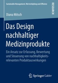 cover of the book Das Design nachhaltiger Medizinprodukte