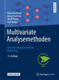 cover of the book Multivariate Analysemethoden