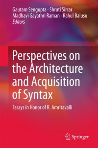 cover of the book Perspectives on the Architecture and Acquisition of Syntax