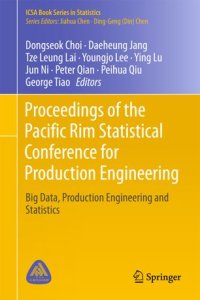 cover of the book Proceedings of the Pacific Rim Statistical Conference for Production Engineering