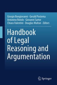 cover of the book Handbook of Legal Reasoning and Argumentation