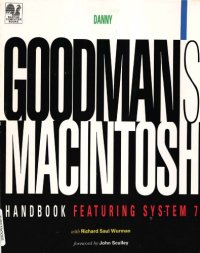 cover of the book Danny Goodman’s Macintosh handbook featuring system 7