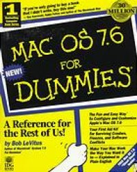 cover of the book MAC OS 7.6 for dummies