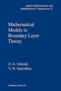 cover of the book Mathematical Models in Boundary Layer Theory