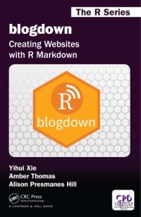 cover of the book Blogdown. Creating Sites with R Markdown