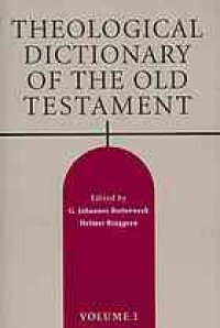 cover of the book Theological Dictionary of the Old Testament