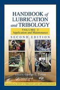 cover of the book Handbook of lubrication and tribology