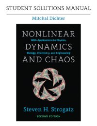 cover of the book Student Solutions Manual for Nonlinear Dynamics and Chaos, 2nd edition