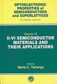 cover of the book II-VI Semiconductor Materials and Their Applications