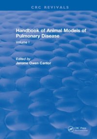 cover of the book Handbook of Animal Models of Pulmonary Disease. Volume I