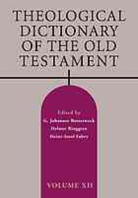 cover of the book Theological Dictionary of the Old Testament