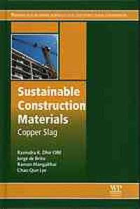 cover of the book Sustainable construction materials : copper slag