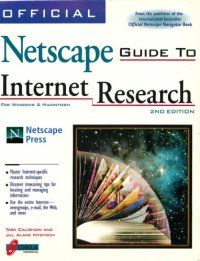 cover of the book Official Netscape guide to Internet research : for Windows & Macintosh