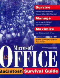 cover of the book Microsoft Office 4.2 survival guide for Macintosh