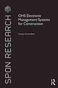 cover of the book Ohs Electronic Management Systems for Construction